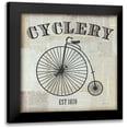 thumbnail image 1 of Mullan, Michael 20x20 Black Modern Framed Museum Art Print Titled - Cyclery, 1 of 5