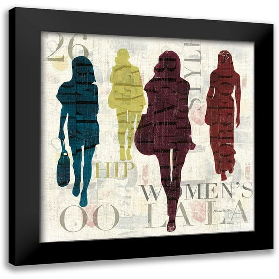 Mullan, Michael 20x20 Black Modern Framed Museum Art Print Titled - Oo La La I