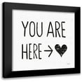 thumbnail image 1 of Mullan, Michael 20x20 Black Modern Framed Museum Art Print Titled - You Are Here Sq BW, 1 of 5