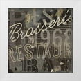 thumbnail image 1 of Mullan, Michael 20x20 White Modern Wood Framed Museum Art Print Titled - Restaurant Sign I, 1 of 4
