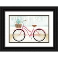 thumbnail image 1 of Mullan, Michael 24x17 Black Ornate Wood Framed with Double Matting Museum Art Print Titled - Beach Cruiser Girls I, 1 of 4