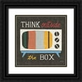 thumbnail image 1 of Mullan, Michael 26x26 Black Ornate Wood Framed with Double Matting Museum Art Print Titled - Retro Desktop Television v2, 1 of 4