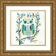 thumbnail image 1 of Mullan, Michael 26x26 Gold Ornate Wood Framed with Double Matting Museum Art Print Titled - Night Owl II Square, 1 of 4