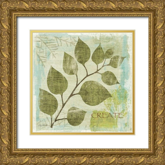 Mullan, Michael 26x26 Gold Ornate Wood Framed with Double Matting Museum Art Print Titled - Woodland Thoughts III