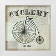 thumbnail image 1 of Mullan, Michael 26x26 White Modern Wood Framed Museum Art Print Titled - Cyclery, 1 of 4