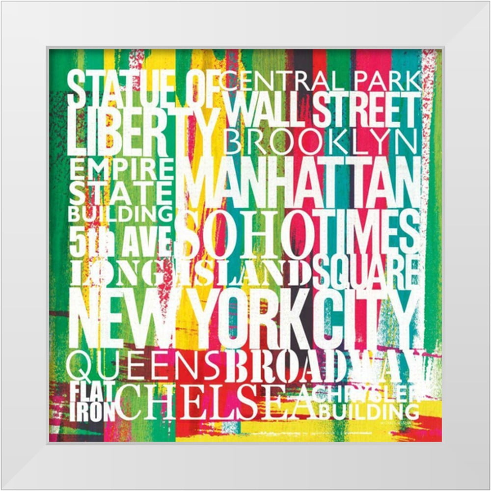 Mullan, Michael 26x26 White Modern Wood Framed Museum Art Print Titled