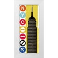 thumbnail image 1 of Mullan, Michael 8x14 White Modern Wood Framed Museum Art Print Titled - New York City Life Empire, 1 of 4