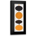thumbnail image 1 of Mullan, Michael 9x18 Black Modern Framed Museum Art Print Titled - Festive Fright Pumpkins, 1 of 5
