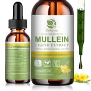 Mullein Drops for Lungs - Vegan Mullein Leaf Extract Liquid Tincture, Support for Respiratory, Immune, Digestive System, Herbal Supplement, 2 FL OZ