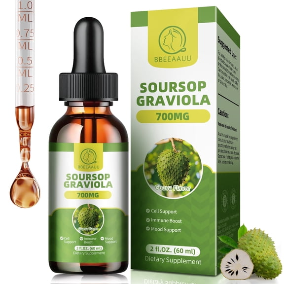 Soursop Graviola Liquid Drop, 2 fl oz