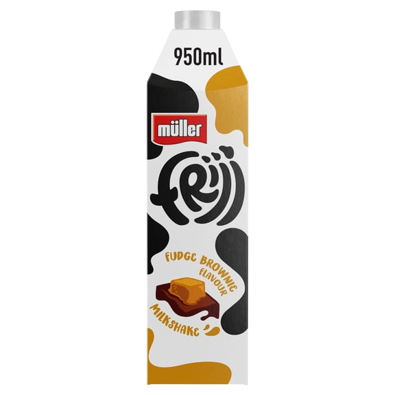 Muller Frijj Fudge Brownie Milkshake 950ML, Imported from Britain