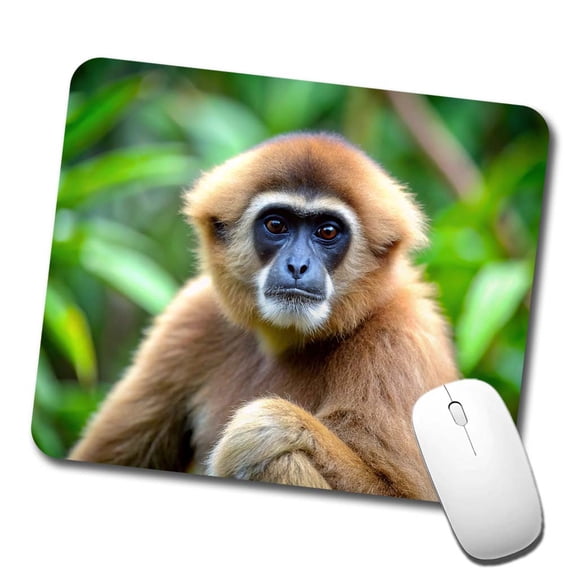 Muller's Gibbon Monkey Mouse Pad Low Profile Gaming Mat