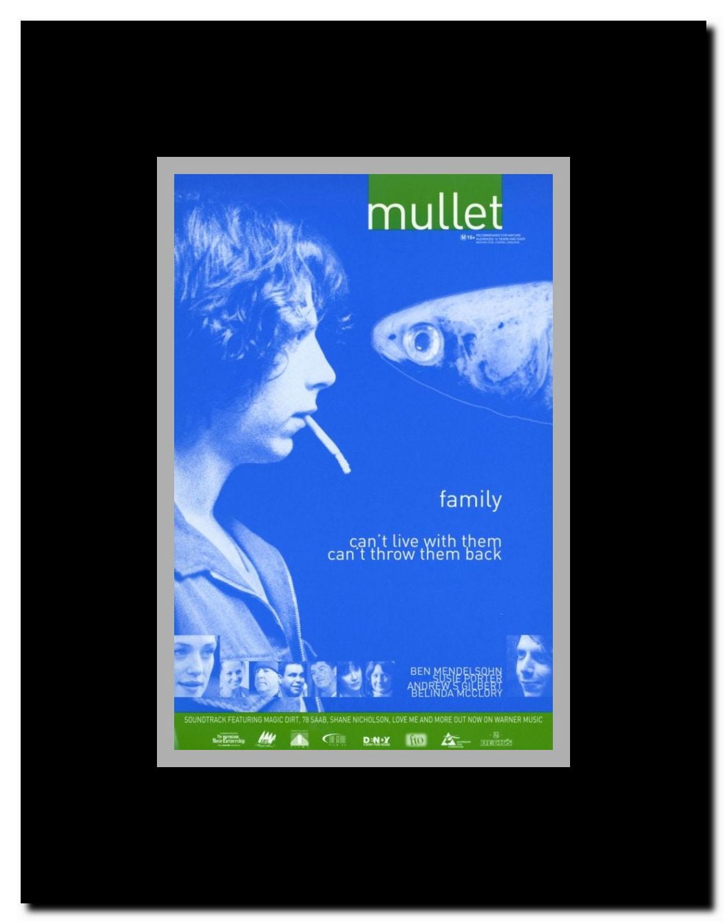 Mullet Framed Movie Poster
