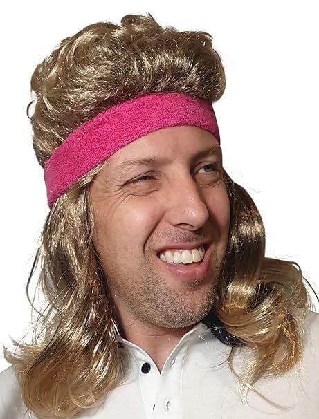 Mullet Wig Blonde main image 0