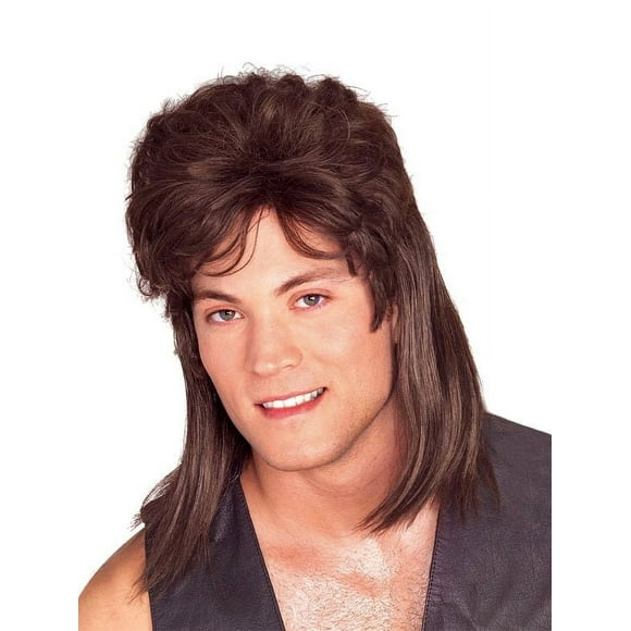 Brown Mullet Wig