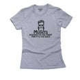 thumbnail image 1 of Mullets Business In The Front Party In The Back Women's Cotton Grey T-Shirt, 1 of 2
