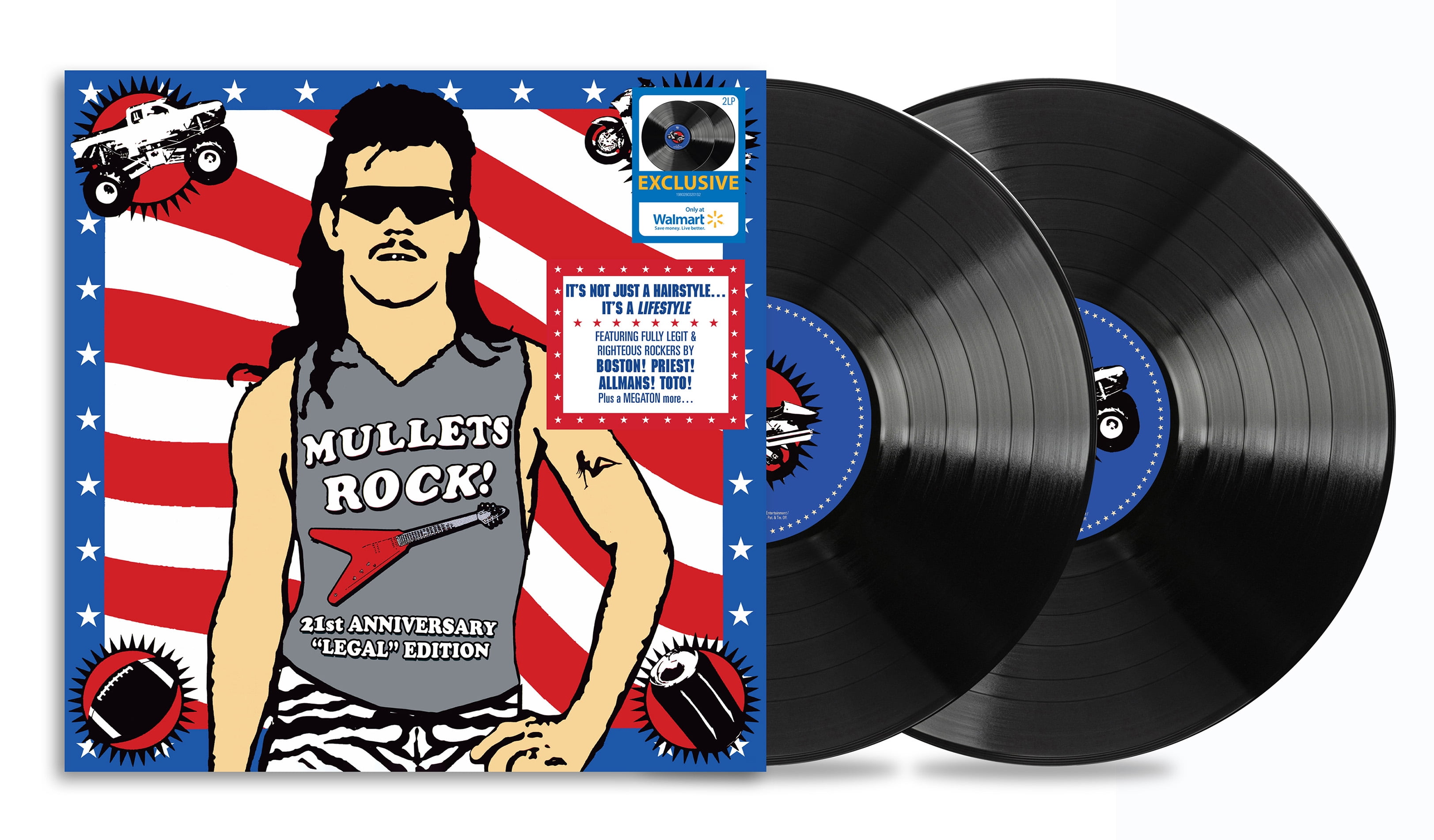 Mullets Rock / Various - Mullets Rock (Various Artists) Walmart Exclusive - Music & Performance - Vinyl [Exclusive]