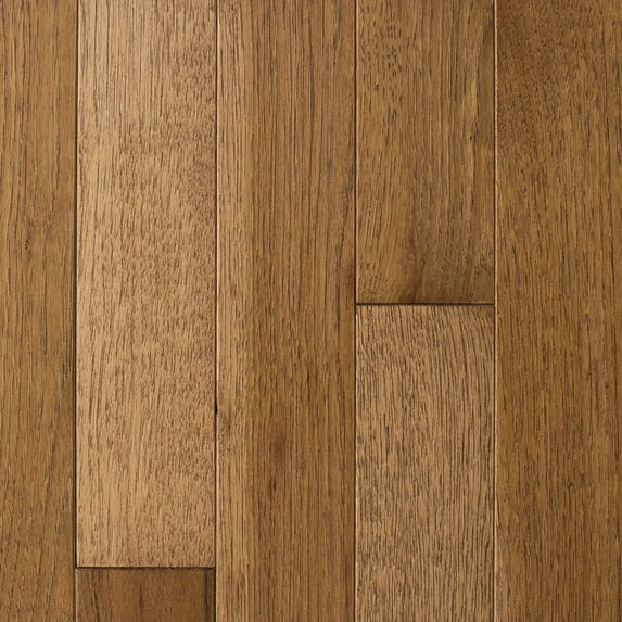 Mullican 147-Mu-Hi-3-M Muirfield 3" Wide Smooth Solid Hickory Hardwood Flooring - Saddle