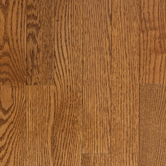 Mullican 147-Sa-Oa-3-M St. Andrews 3" Wide Smooth Solid Oak Hardwood Flooring - Saddle
