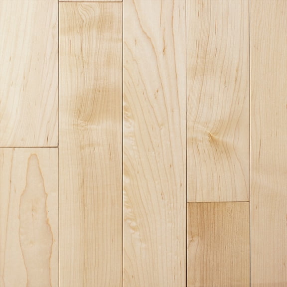 Mullican 15574 Muirfield 5" Wide Smooth Solid Maple Hardwood Flooring - Natural