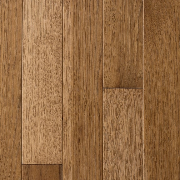Mullican 21068 Nature Solid 5" Wide Smooth Solid Hickory Hardwood Flooring - Saddle