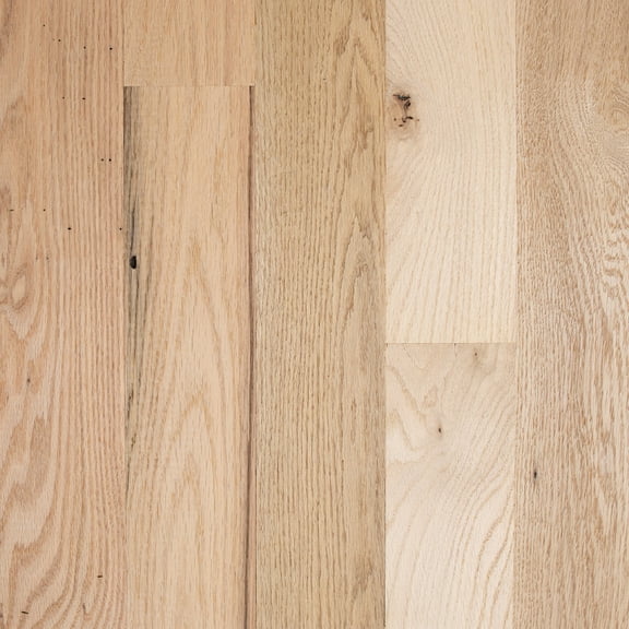 Mullican 22313 Mullican Flooring 4" Wide Smooth Engineered Red Oak Unfinished Plank -