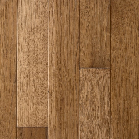 Mullican 23579 Nature Solid 3" Wide Smooth Solid Hickory Hardwood Flooring - Saddle