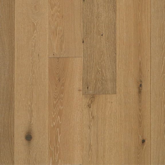 Mullican 25022 Castillian Estate 7-1/2" Wide Wire Brushed Engineered White Oak Hardwood