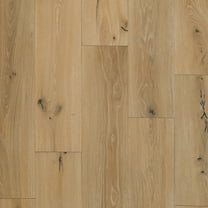 Mullican 25027 Castillian Premier 9.44" Wide Wire Brushed Engineered White Oak Hardwood