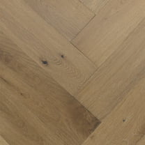 Mullican 25946 Castillian Herringbone 4.92" Wide Wire Brushed Engineered European White