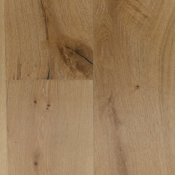 Mullican 25970 Castillian Premier 9.44" Wide Wire Brushed Engineered European White Oak
