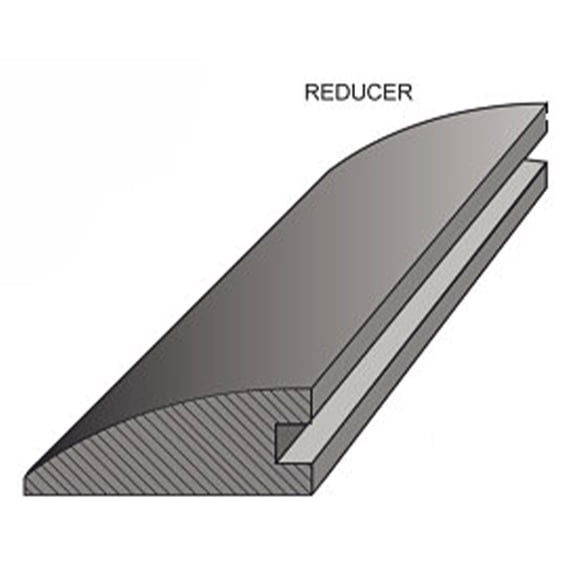 Mullican 26488 78" X 2" Engineered Hardwood Nail Down Hardwood Flooring Reducer - Darcy