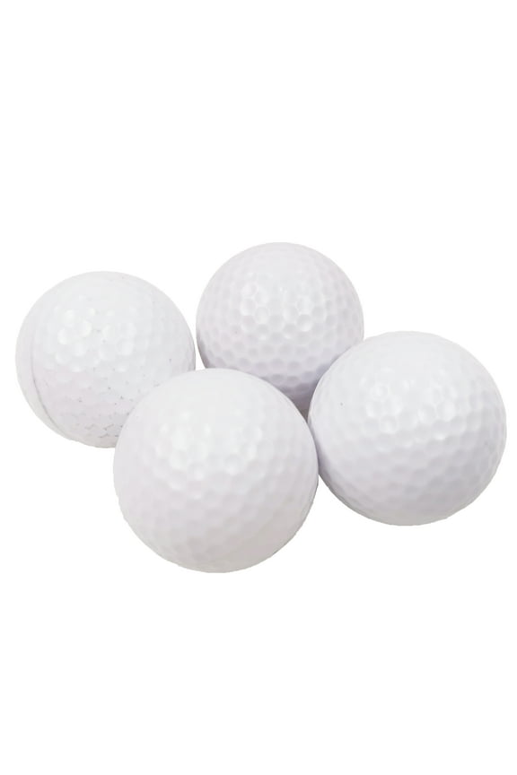 Prank Golf Balls, Explode Streamer, 4 Pack, White