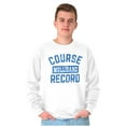 thumbnail image 1 of Mulligan Record Funny Golfer Golfing Sweatshirt for Men or Women Brisco Brands S, 1 of 6