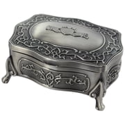 Mullingar Pewter Claddagh Jewelry Box Gift for Women 5" x 4" x 2"