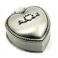 thumbnail image 1 of Mullingar Pewter Irish Gift for Women Jewelry Box Claddagh Heart Design 2 1/4 Inches by 1 1/4 Inches Made in Ireland, 1 of 3