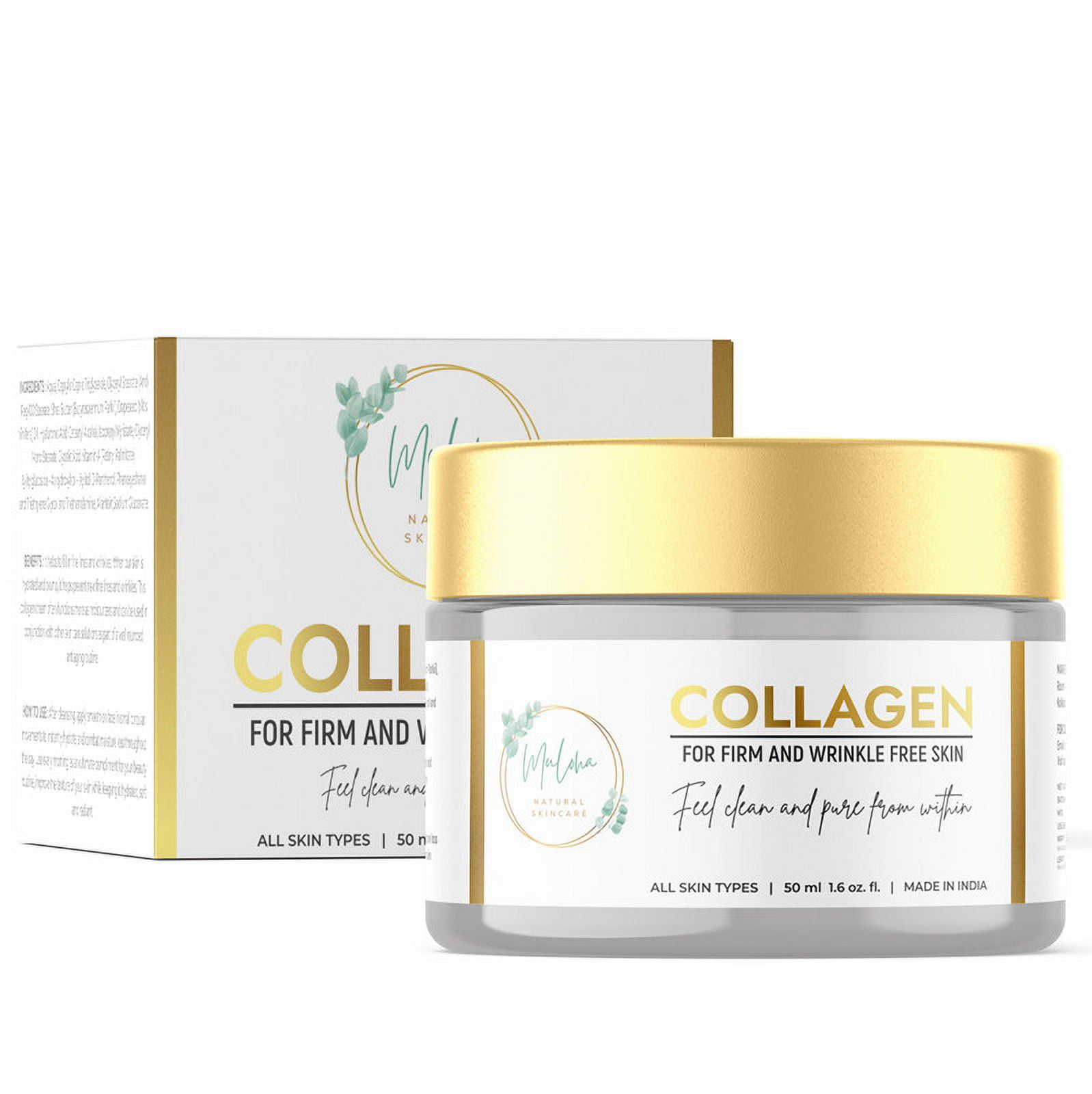 Muloha Face Collagen Cream for Skin Tightening, Anti Wrinkle, Anti