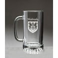 thumbnail image 1 of Mulready Irish Coat of Arms Glass Beer Mug (Sand Etched), 1 of 1