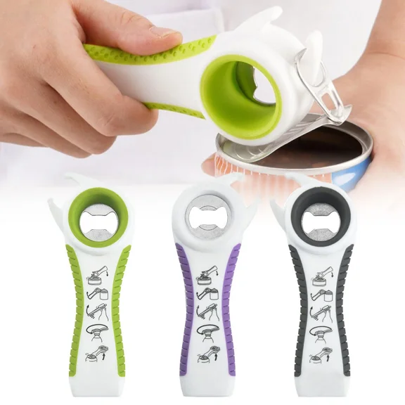 Multi 5 In 1 Manual Cap Kitchen Tool Jar Twist Off Lid Bottle Can Opener Et