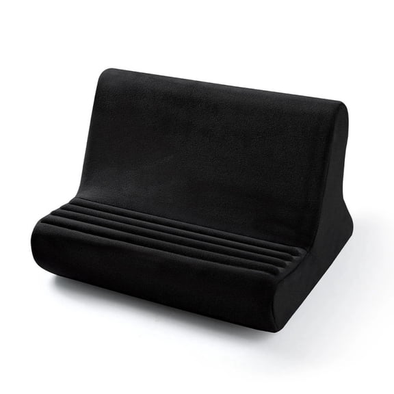 Multi‑Angle Adjustable Tablet Pillow Stand, Soft Foam Tablet Holder with Velvet Cover, Portable Lap & Desk Reading Stand for Tablets, Phones and E‑Readers for Bed, Sofa, Office Home Use