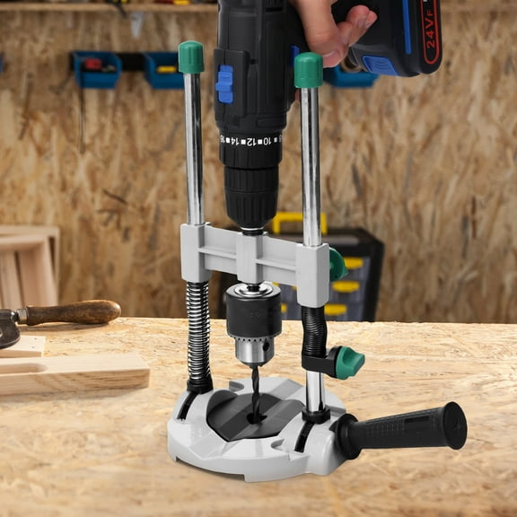 Multi Angle Drill Guide Multifunctional Drill Guide Stand Precise 45-90 Angle Electric Drill Holder Stand Universal Drilling Jig Attachment Drill Positioning Bracket for Electric Drill
