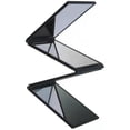 thumbnail image 1 of Multi Angle Folding Mirror for Self Haircutting - Head Back View Available, 360 Degree Handheld Desktop 4 Panel Way Mirror for Shaver and Makeup, Portable Travel Foldable Makeup Mirror, 1 of 9