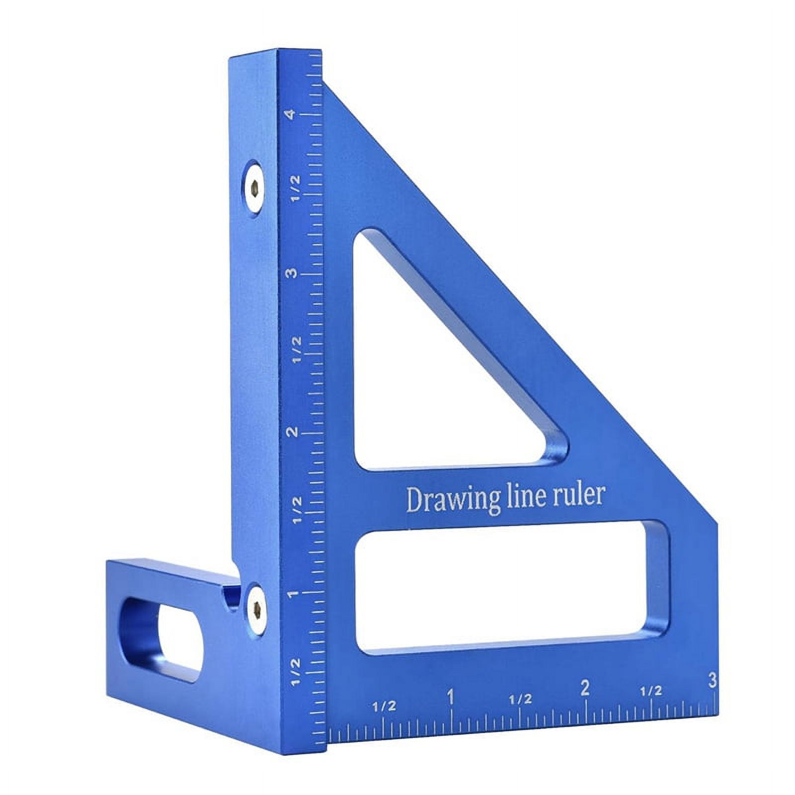 MultiAngle Measuring Ruler,45/90 Degree Aluminum Alloy Woodworking