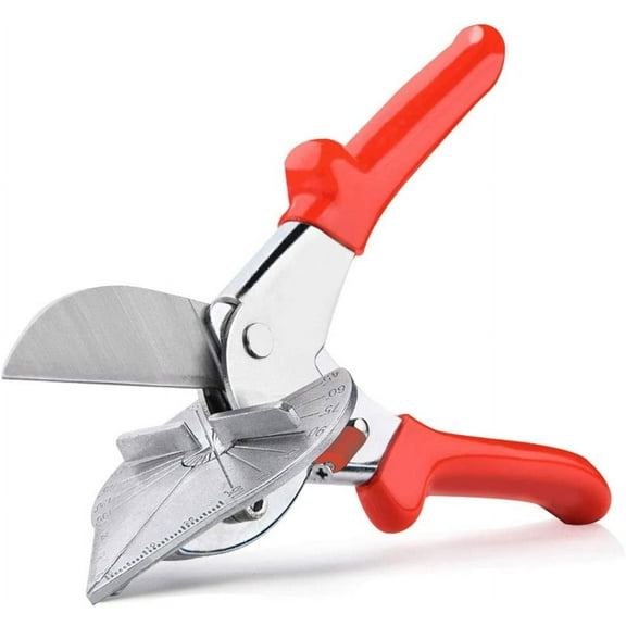 Multi Angle Miter Shears, Angle Cutter Adjustable at 45 to 135 Degree with Safety Lock Miter Shears