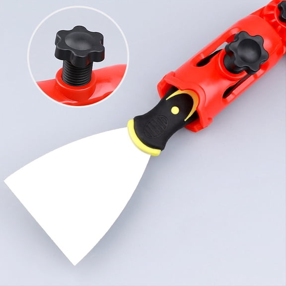 Multi-Angle Paint Brush Extender, Extension Pole Attachment Holder for Paint Brush,Roller, Secure Handle Grip