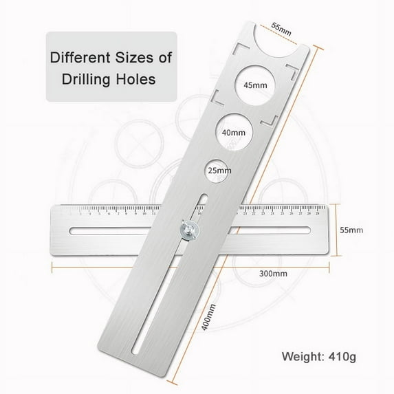Multi Angle Ruler Movable Template Angle Measuring Model Tool Instrument Brick Tile Wood Corner Foldable Protractor