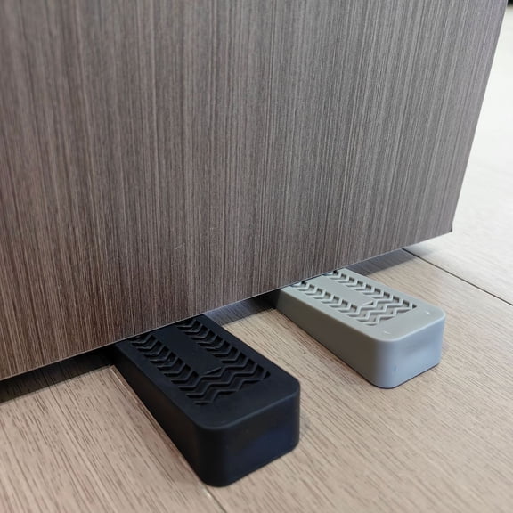 Multi-Angle Slope Rubber Door Wedge Stopper - 2 Pack, Random Colors for Home & Office Use