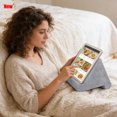 thumbnail image 1 of Multi‑Angle Soft Reading Pillow Tablet Phone Stand,Portable Cushioned Device Holder,Comfort Foam Lap Desk Support for Women Man Adults Bed Sofa Desk Home Office Use, 1 of 7