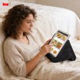 thumbnail image 1 of Multi‑Angle Soft Reading Pillow Tablet Phone Stand,Portable Cushioned Device Holder,Comfort Foam Lap Desk Support for Women Man Adults Bed Sofa Desk Home Office Use, 1 of 7