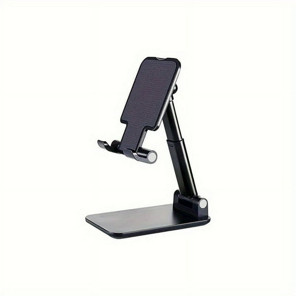 Universal Adjustable Stand – Foldable ABS Holder for Smartphones and Tablets, Perfect for Office Work, Video Chats and Online Streaming